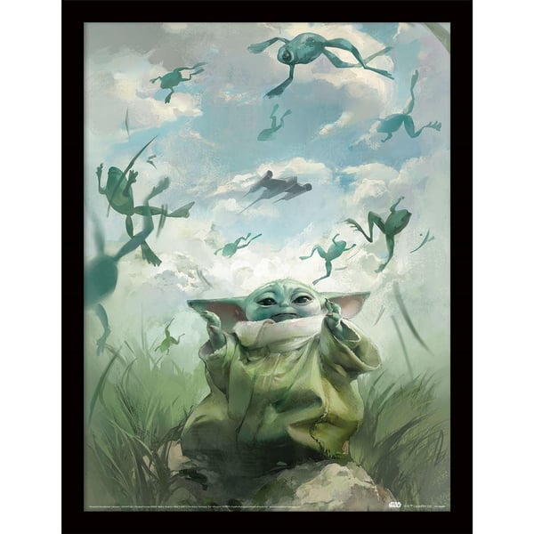 Star Wars: The Book Of Boba Fett Grogu Framed Poster