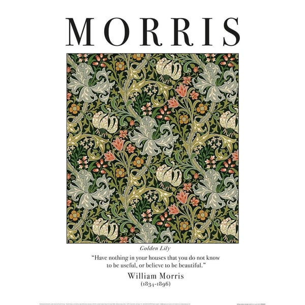 William Morris Golden Lily Print