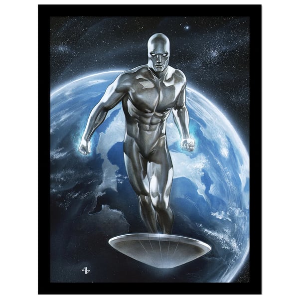 Fantastic Four Silver Surfer Framed Poster
