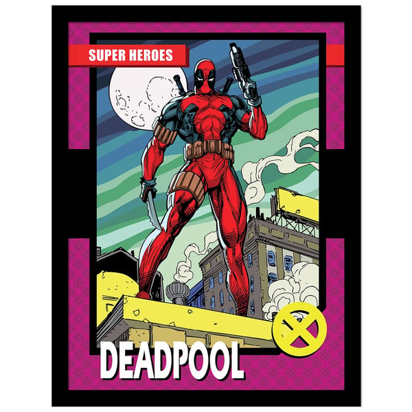 Deadpool Super Heroes Framed Poster Deadpool Super Heroes Framed Poster