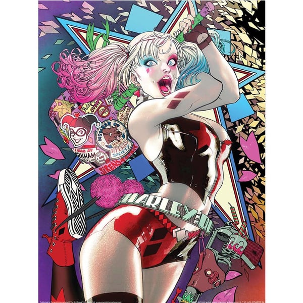 DC Comics Harley Quinn Serietidningsaffisch