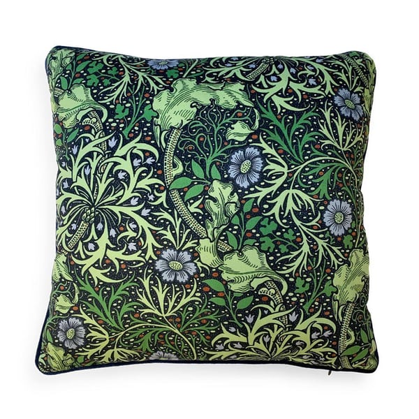 William Morris Seaweed -täytetty tyyny