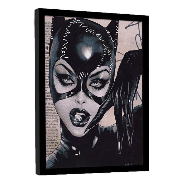 DC Comics Catwoman Pearls Catwoman Pearl Framed Poster