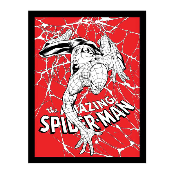 Spider-Man Hämähäkinseitti kehystetty juliste