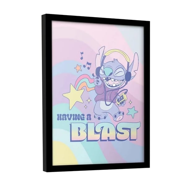 Lilo & Stitch pitävät hauskaa kehystetty juliste