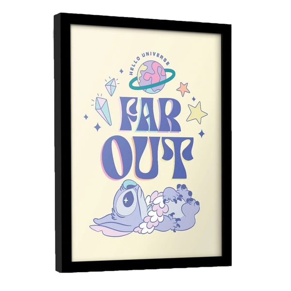 Lilo & Stitch Far Out kehystetty juliste