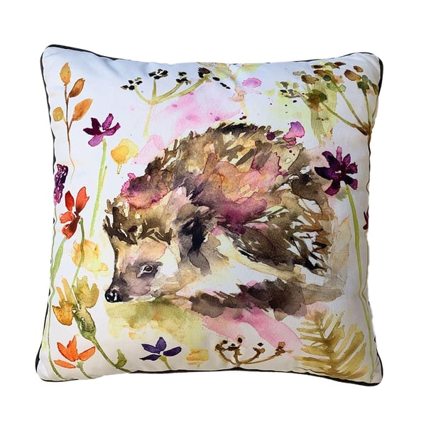 Jennifer Rose Hedgehog Filled Cushion