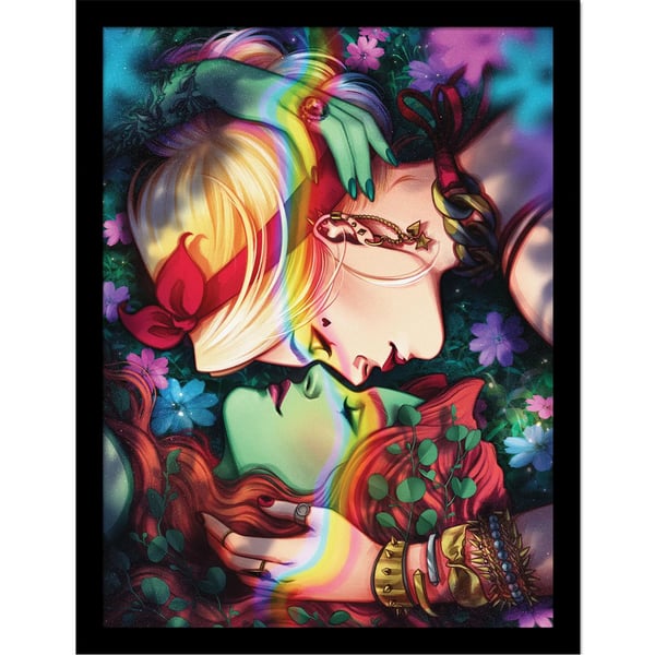 DC Comics Harley & Ivy Pride Inramad Affisch