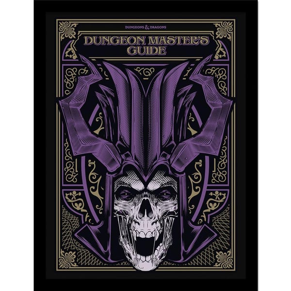 Dungeons & Dragons Dungeon Masters Guide Framed Poster