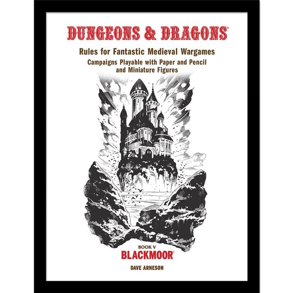 Dungeons & Dragons Blackmoor Framed Poster