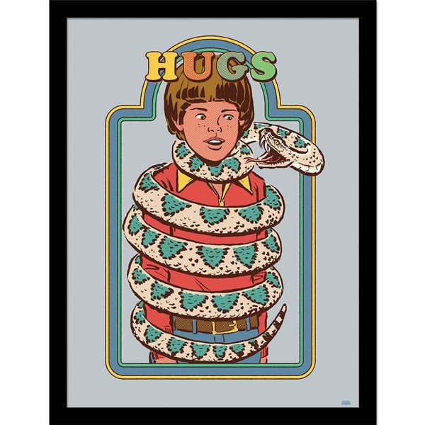 Steven Rhodes Hugsss Framed Poster Steven Rhodes Hugsss Framed Poster