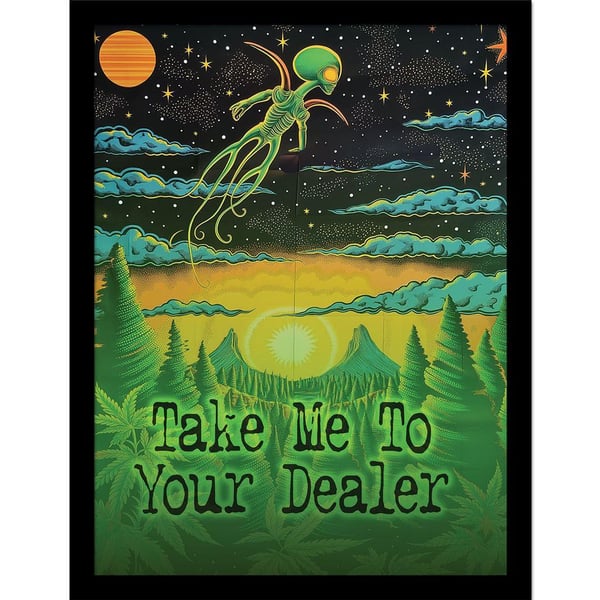 Ada Ingram Take Me To Your Dealer Kehystetty juliste