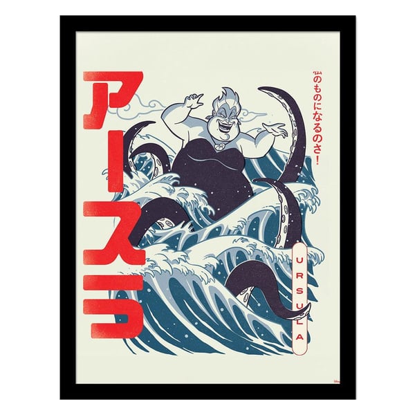 Disney Classics Villains Wave Ursula Framed Poster