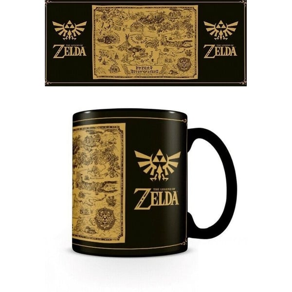 The Legend Of Zelda Map Heat Changing Mug
