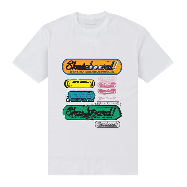 Skateboard! Unisex Adult Magazine Logo T-Shirt