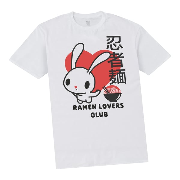 TORC Unisex Adult Ramen Lovers Club Bunny T-Shirt