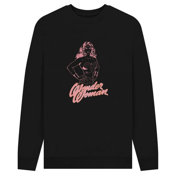 Wonder Woman Unisex Adult Outline Sweatshirt