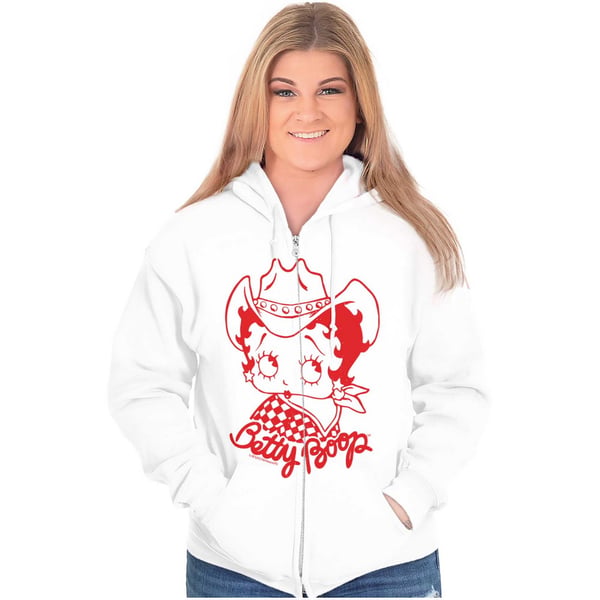 Betty Boop Unisex Adult Cowgirl Hoodie