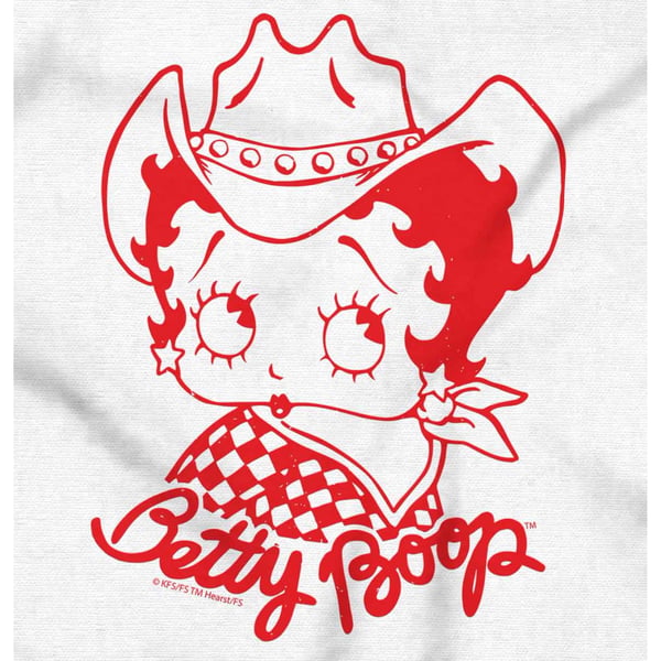 Betty Boop Unisex Adult Cowgirl Hoodie