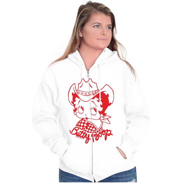 Betty Boop Unisex Adult Cowgirl Hoodie
