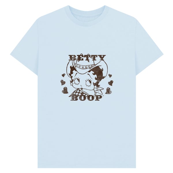 Betty Boop Unisex aikuisten lehmityttö T-paita