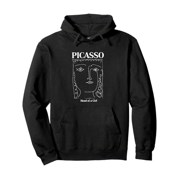 Apoh Unisex Adult Head Of A Girl Picasso Hoodie