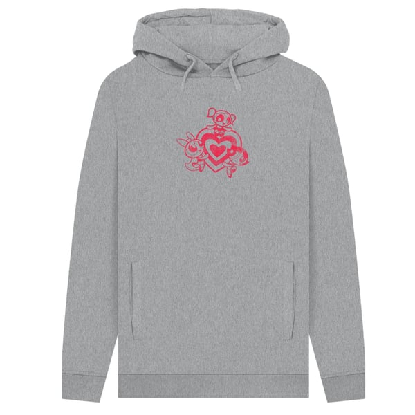 The Powerpuff Girls Unisex Adult Outline Graphic Hoodie The Powerpuff Girls Unisex Adult Outline Graphic Hoodie