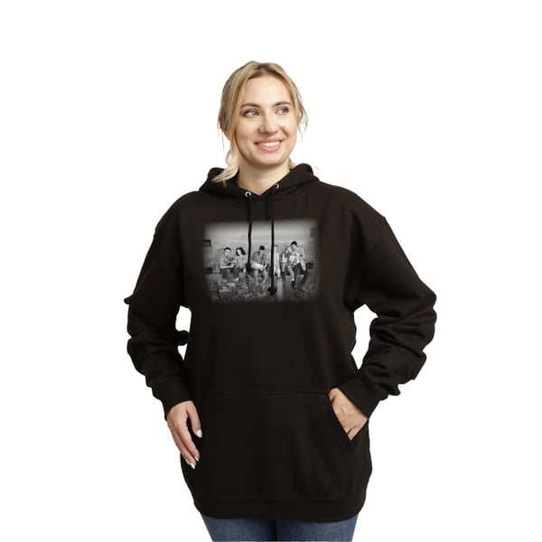 Friends Unisex Adult Lunch Atop A Skyscraper Hoodie