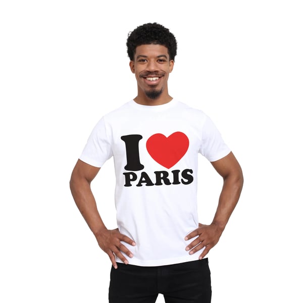 Apoh Unisex aikuisten I Heart Paris T-paita