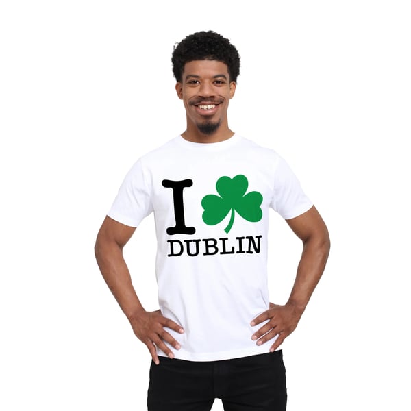 Apoh Unisex aikuisten I Heart Dublin T-paita