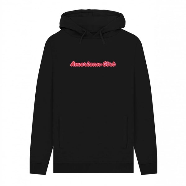 American Girl Unisex Adult Graphic Logo Hoodie