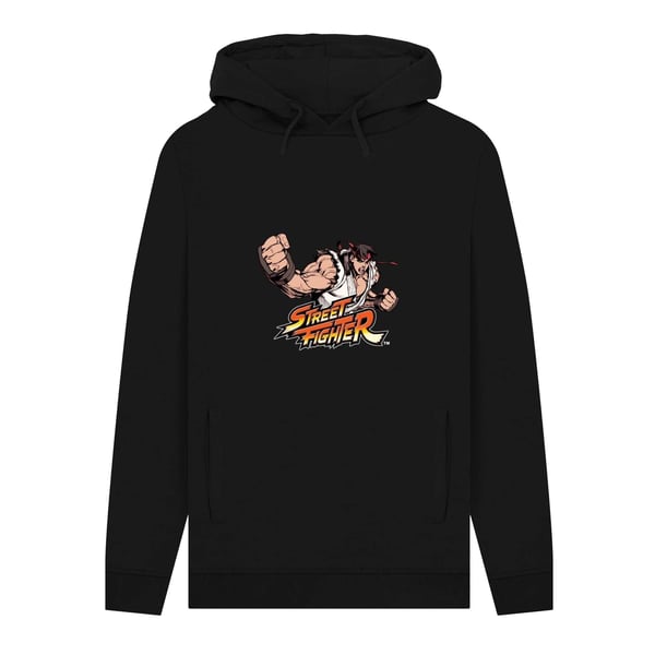 Street Fighter Unisex Adult Ryu Graphic Classic Hoodie Street Fighter Unisex Adult Ryu Graphic Classic Hoodie