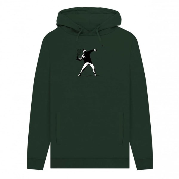 Apoh Unisex Adult Banksy Tennis Hoodie