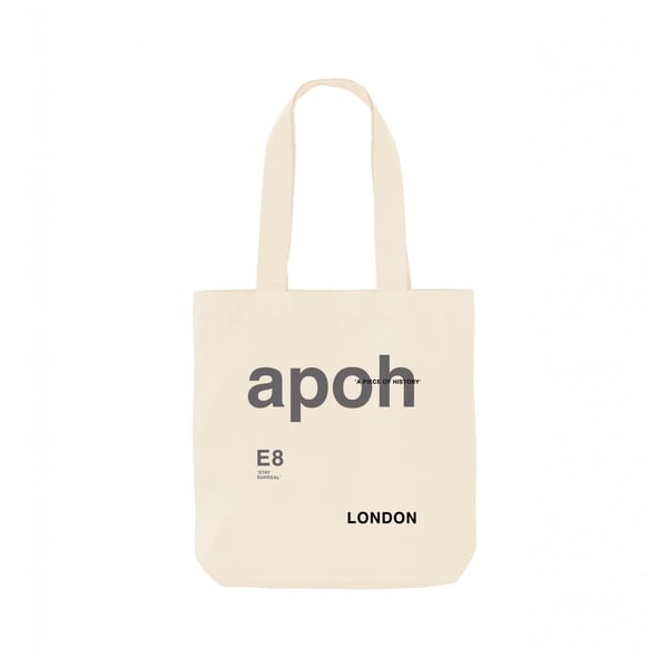 Apoh London Slogan Tote Bag