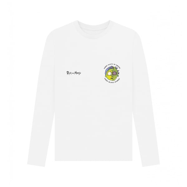 Rick And Morty Unisex Adult Nobody Exists Long-Sleeved T-Shirt