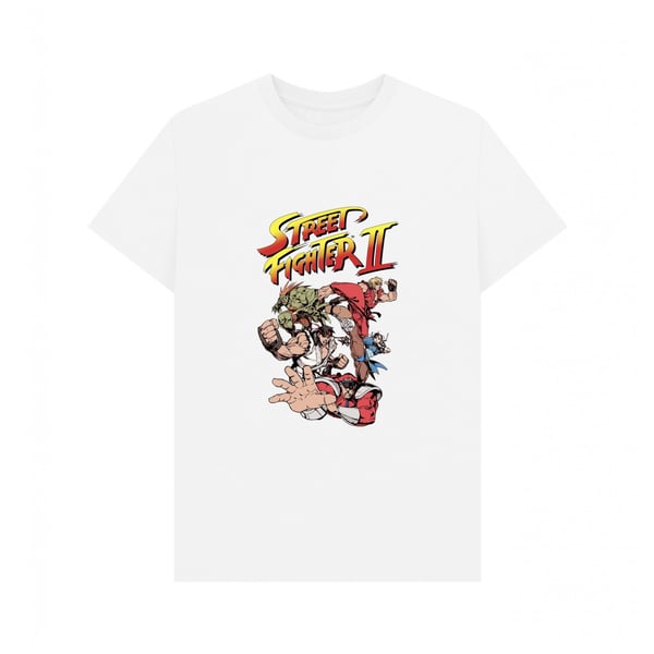 Street Fighter 2 Unisex T-shirt til grupper af voksne