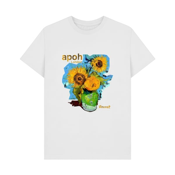 Apoh Unisex Vuxen Solrosbukett Vincent Van Gogh T-Shirt