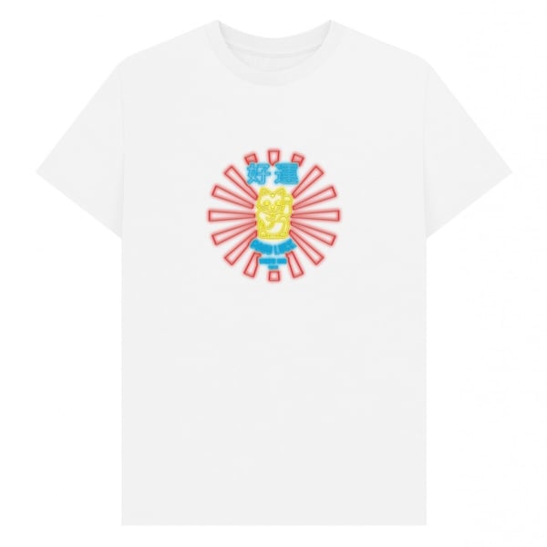 TORC Unisex Adult Neon Lucky Cat Ramen T-Shirt