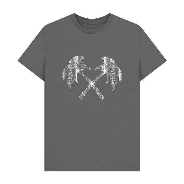 Trainer Spotter Unisex Adult Snakeskin Cross Palms T-Shirt