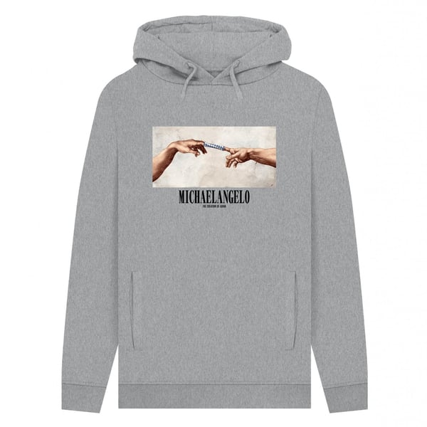 Apoh Unisex Adult Munch Santa´s Coming Michelangelo Hoodie
