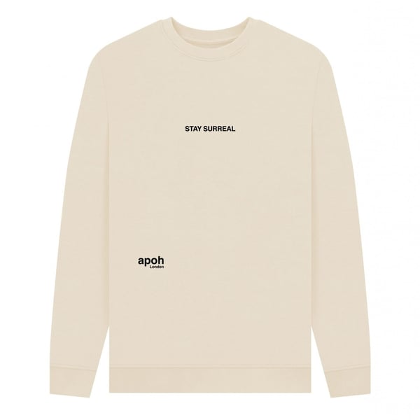 Apoh Unisex Adult Stay Surreal Slogan Sweatshirt