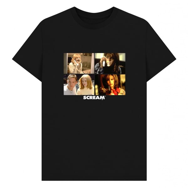 Scream Unisex Aikuisten Elokuva Kohtaus T-paita