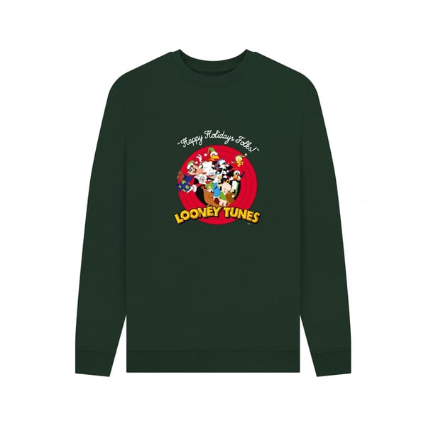 Looney Tunes Unisex Adult Christmas Sweatshirt