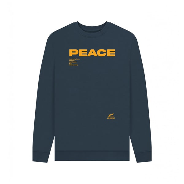 Park London Unisex Adult Peace Non-Violence Project Sweatshirt