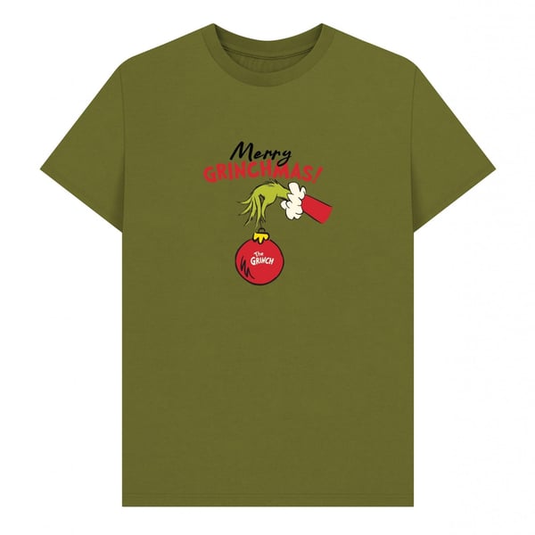 The Grinch Unisex Adult Merry Grinchmas Bauble T-Shirt