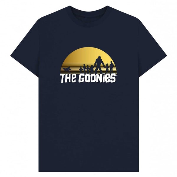 The Goonies Unisex aikuisten auringonlaskun siluetti T-paita