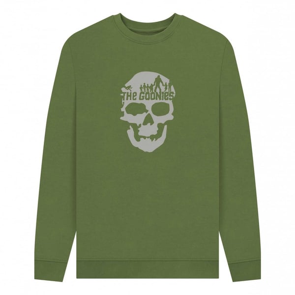 The Goonies Unisex Adult Graphic Skull Sweatshirt