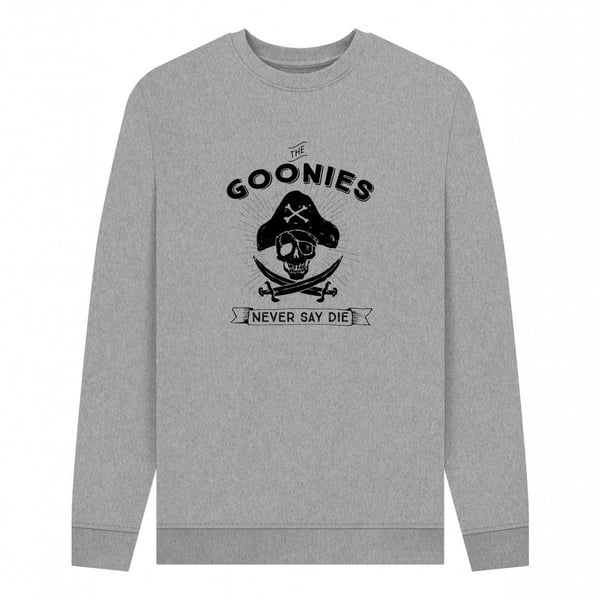 The Goonies Unisex Adult Never Say Die Pirate Sweatshirt