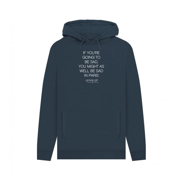 Gossip Girl Unisex aikuisten Sad In Paris -huppari