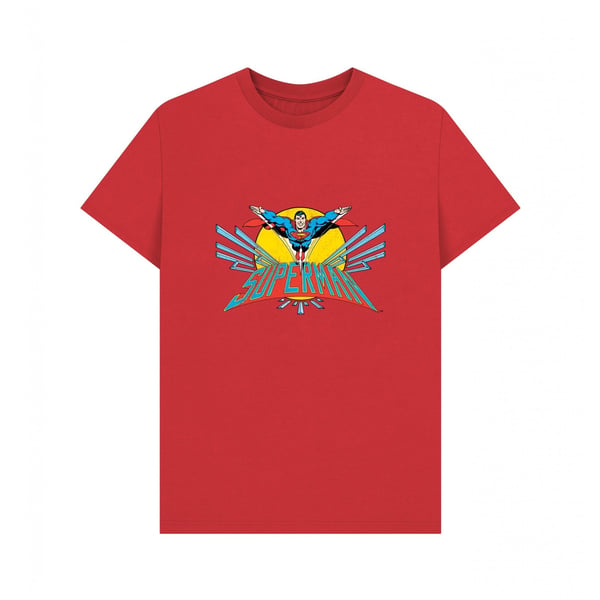 Superman Unisex Aikuisten Virallinen Lentävä T-paita